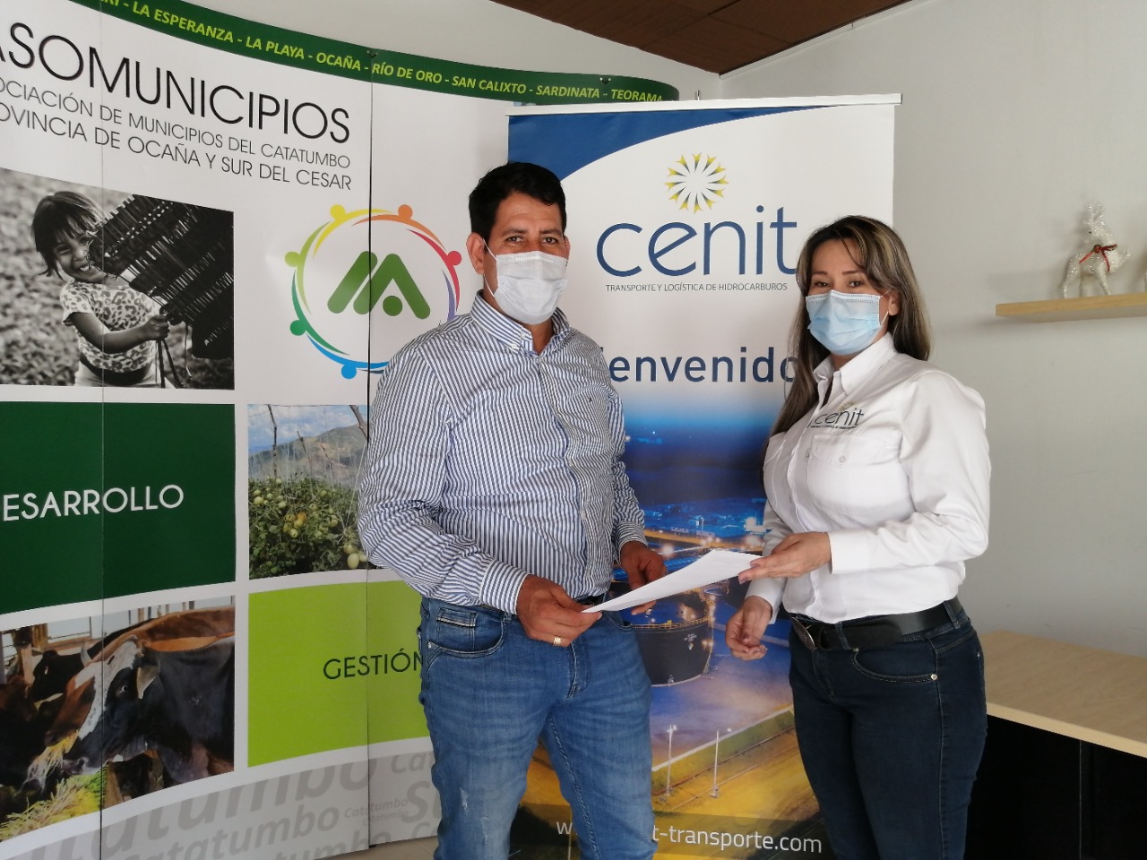 Cenit entregó elementos de protección personal y bioseguridad en Norte de Santander
