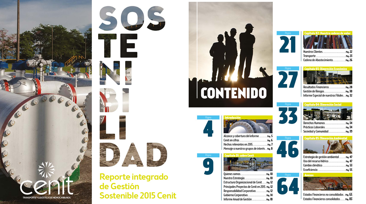 Informe de Sostenibilidad Cenit 2015